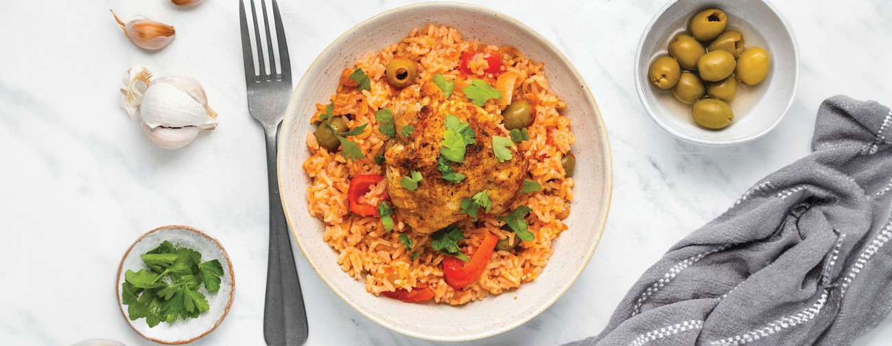 Receta clásica de arroz con pollo