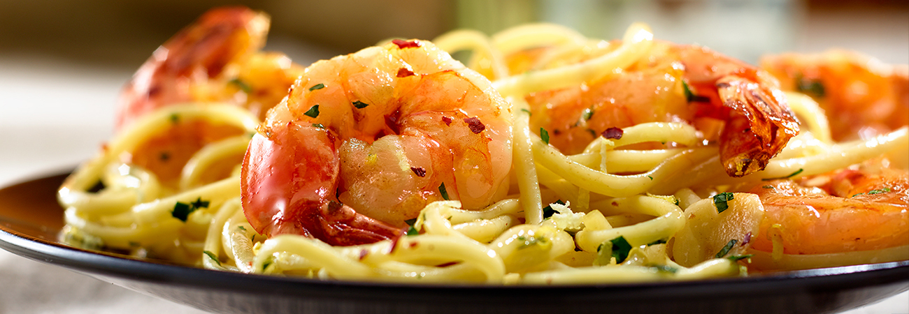 Pasta Gourmet con Camarónes - El Rey Foods