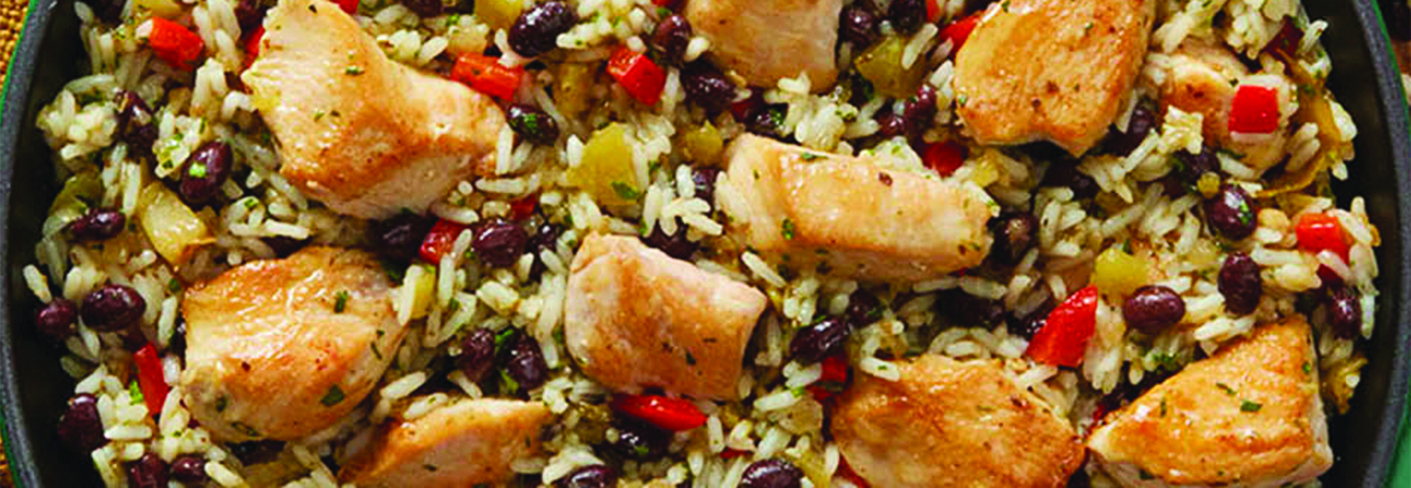 Pollo Y Arroz Con Cilantro