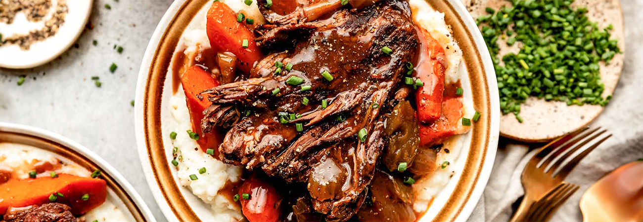 Lomo de Res Asado Estofado en Vino