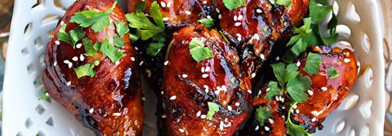 Muslos de pollo horneados dulces y pegajosos - El Rey Foods